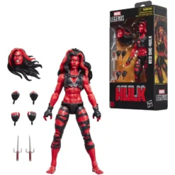 Hasbro Hulk Marvel Legends Action Figure Red She-Hulk 15 cm bilde 4