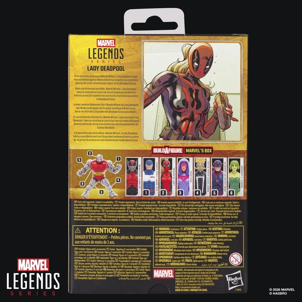 Marvel Legends Action Figure Lady Deadpool (BAF: Marvel's Box) 15 cm 16 Hasbro Marvel Legends Action Figure Lady Deadpool (BAF: Marvel's Box) 15 cm bilde 16