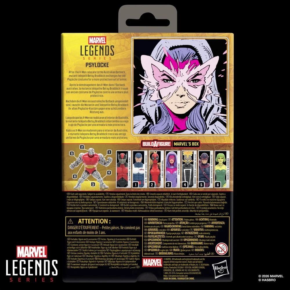 Marvel Legends Action Figure Psylocke (BAF: Marvel's Box) 15 cm 15 Hasbro Marvel Legends Action Figure Psylocke (BAF: Marvel's Box) 15 cm bilde 15