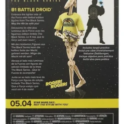 Hasbro Star Wars Black Series Action Figure B1 Battle Droid May the 4th Be With You 15 cm bilde 2