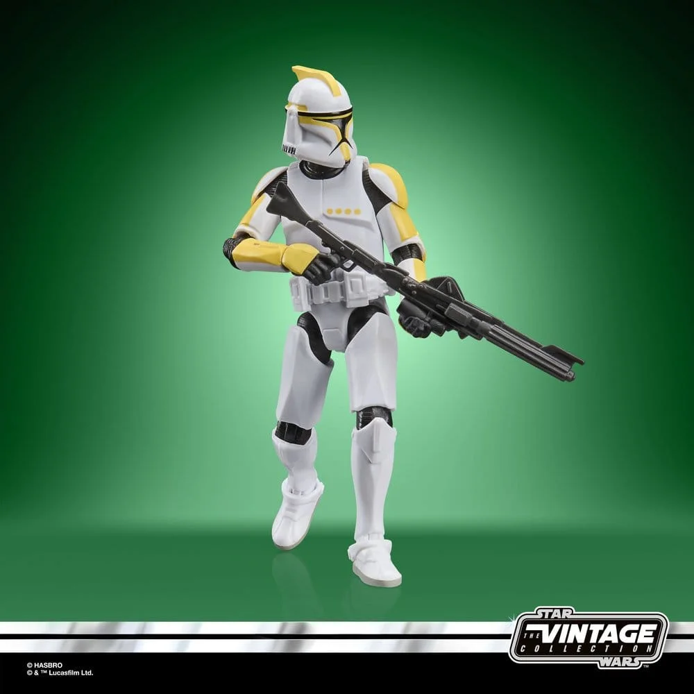 Star Wars Episode II Vintage Collection Action Figure Clone Trooper Commander 10 cm 11 Hasbro Star Wars Episode II Vintage Collection Action Figure Clone Trooper Commander 10 cm bilde 11