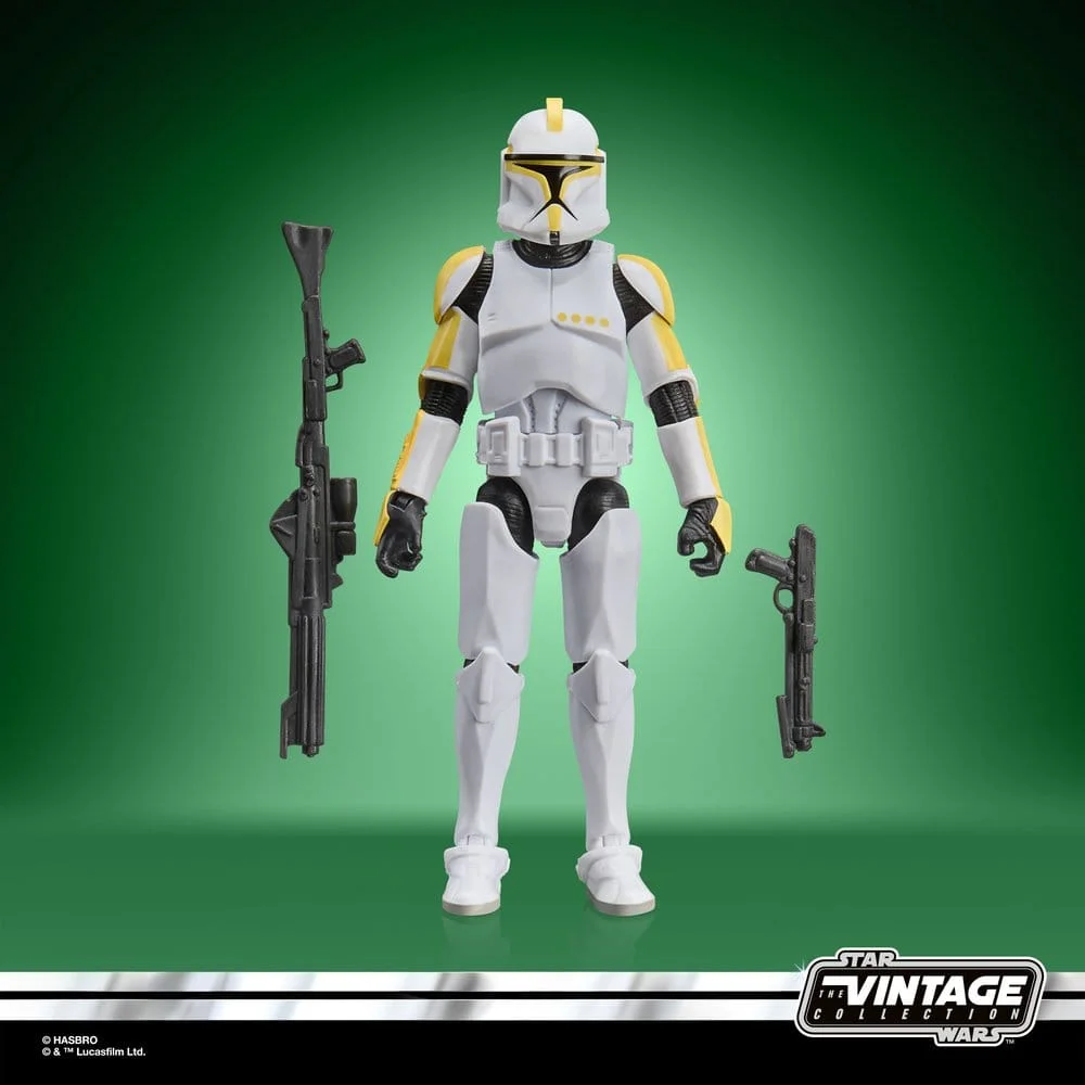 Star Wars Episode II Vintage Collection Action Figure Clone Trooper Commander 10 cm 2 Hasbro Star Wars Episode II Vintage Collection Action Figure Clone Trooper Commander 10 cm bilde 2