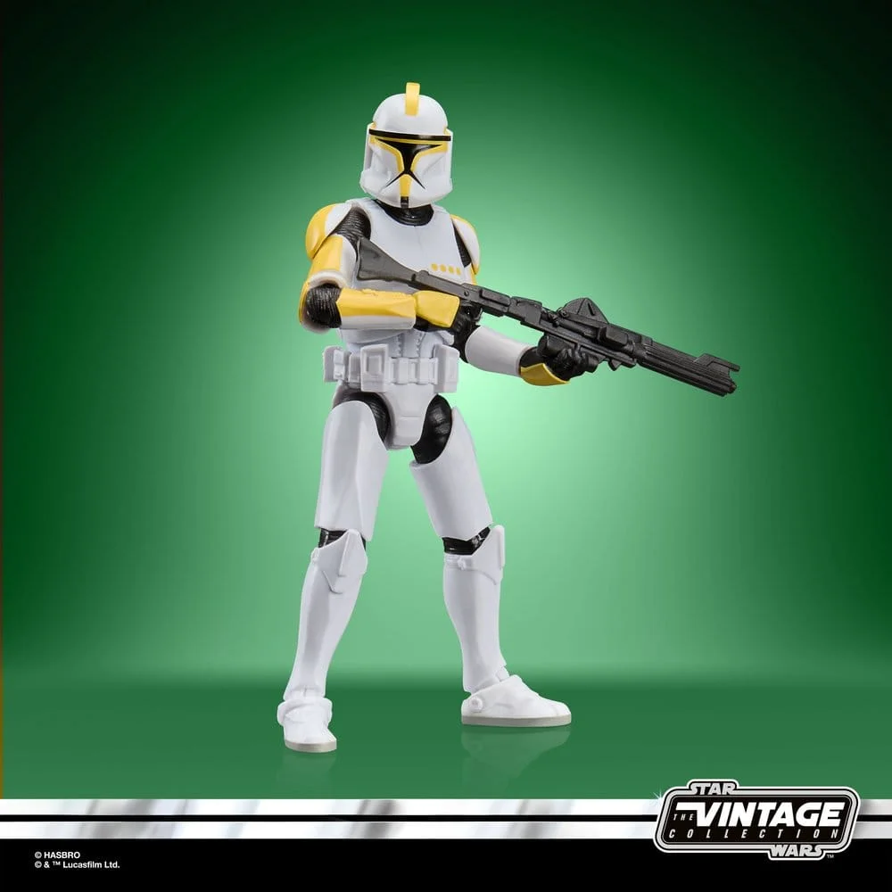 Star Wars Episode II Vintage Collection Action Figure Clone Trooper Commander 10 cm 5 Hasbro Star Wars Episode II Vintage Collection Action Figure Clone Trooper Commander 10 cm bilde 5