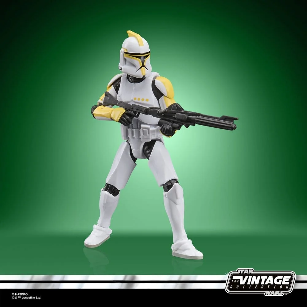 Star Wars Episode II Vintage Collection Action Figure Clone Trooper Commander 10 cm 7 Hasbro Star Wars Episode II Vintage Collection Action Figure Clone Trooper Commander 10 cm bilde 7