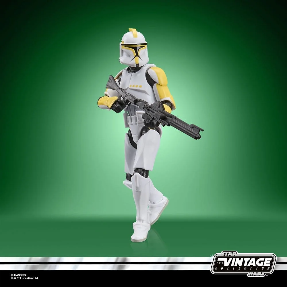 Star Wars Episode II Vintage Collection Action Figure Clone Trooper Commander 10 cm 9 Hasbro Star Wars Episode II Vintage Collection Action Figure Clone Trooper Commander 10 cm bilde 9