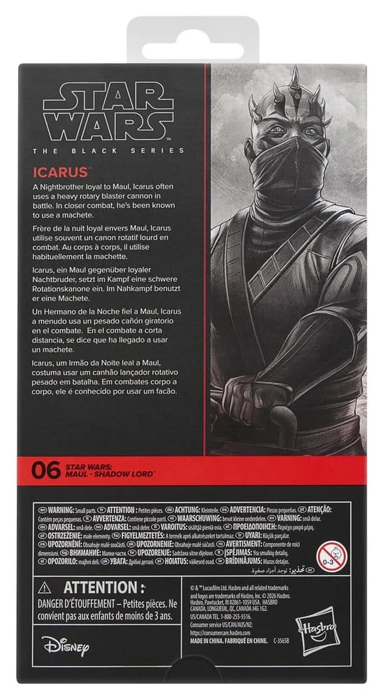 Star Wars: Maul – Shadow Lord Black Series Action Figure Icarus 15 cm 4 Hasbro Star Wars: Maul – Shadow Lord Black Series Action Figure Icarus 15 cm bilde 4