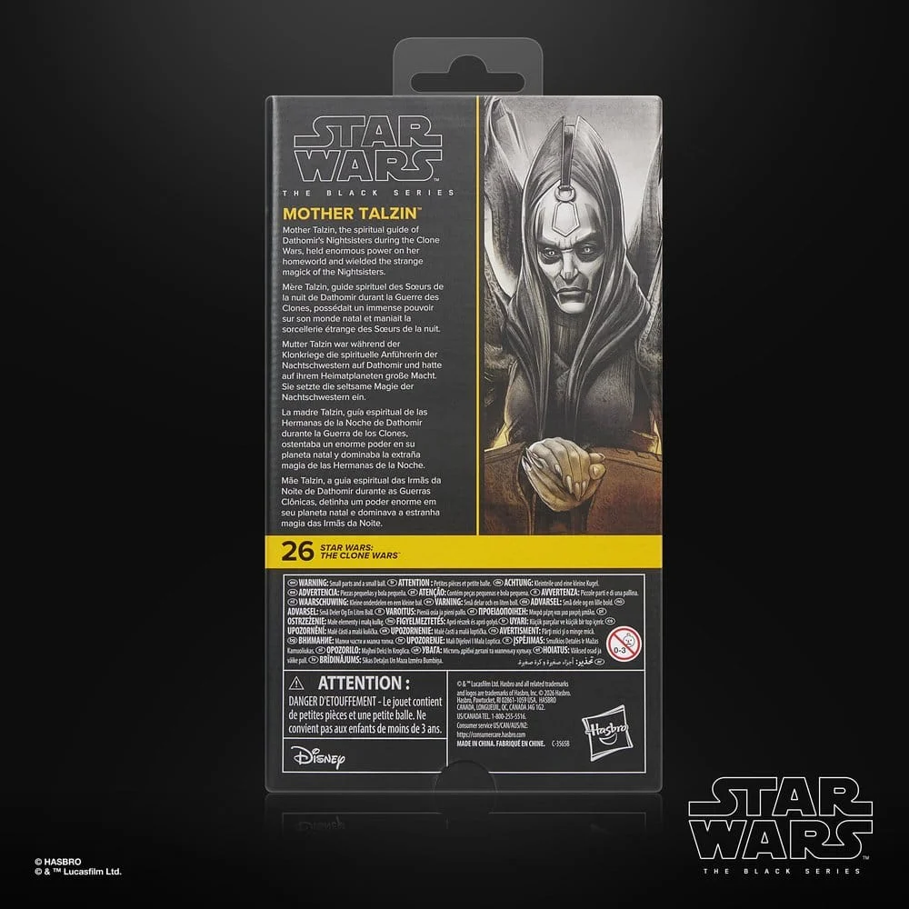 Star Wars: The Clone Wars Black Series Action Figure Mother Talzin 15 cm 6 Hasbro Star Wars: The Clone Wars Black Series Action Figure Mother Talzin 15 cm bilde 6