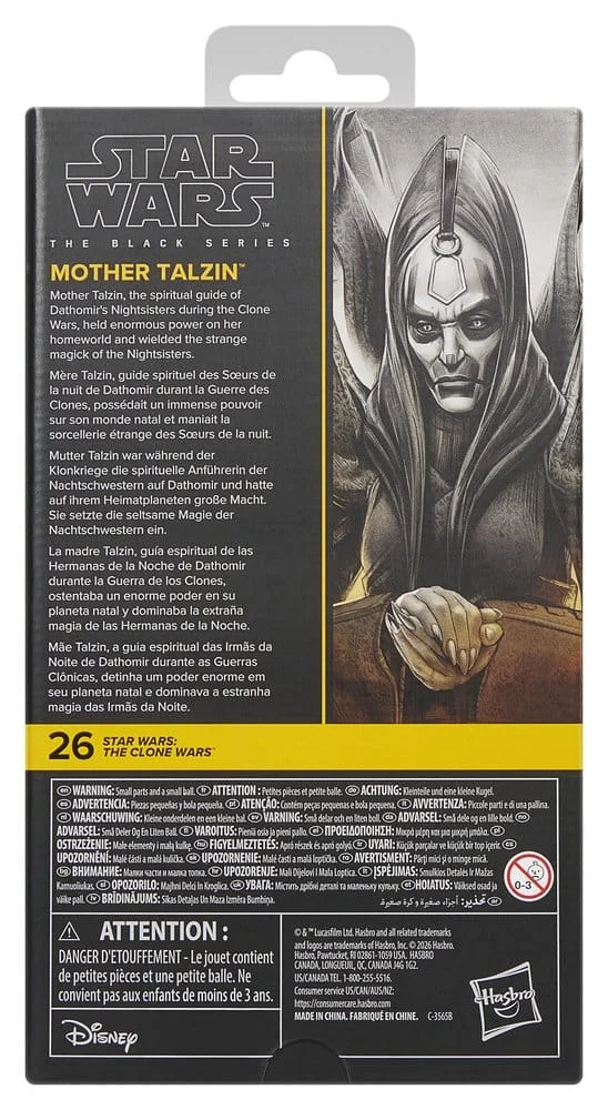 Star Wars: The Clone Wars Black Series Action Figure Mother Talzin 15 cm 7 Hasbro Star Wars: The Clone Wars Black Series Action Figure Mother Talzin 15 cm bilde 7
