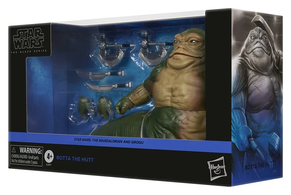 Star Wars: The Mandalorian and Grogu Black Series Action Figure Rotta the Hutt 17 cm 3 Hasbro Star Wars: The Mandalorian and Grogu Black Series Action Figure Rotta the Hutt 17 cm bilde 3