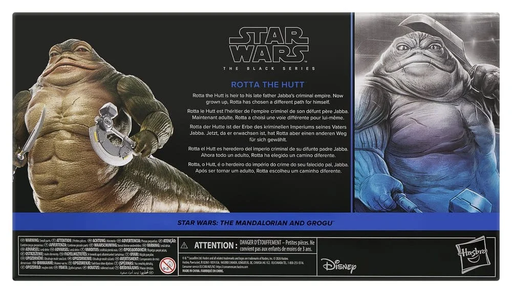 Star Wars: The Mandalorian and Grogu Black Series Action Figure Rotta the Hutt 17 cm 4 Hasbro Star Wars: The Mandalorian and Grogu Black Series Action Figure Rotta the Hutt 17 cm bilde 4