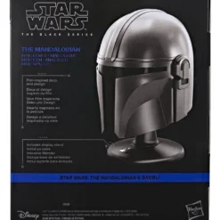 Hasbro Star Wars: The Mandalorian & Grogu Black Series Mini Helmet The Mandalorian bilde 2