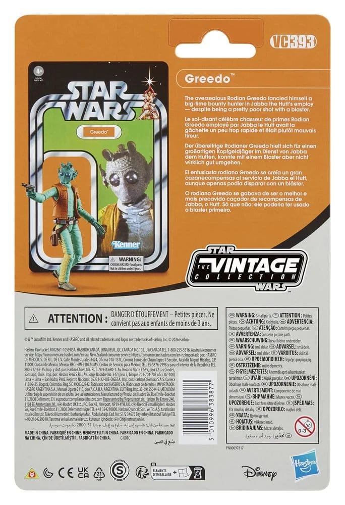 Star Wars Vintage Collection Action Figure Greedo 10 cm 18 Hasbro Star Wars Vintage Collection Action Figure Greedo 10 cm bilde 18