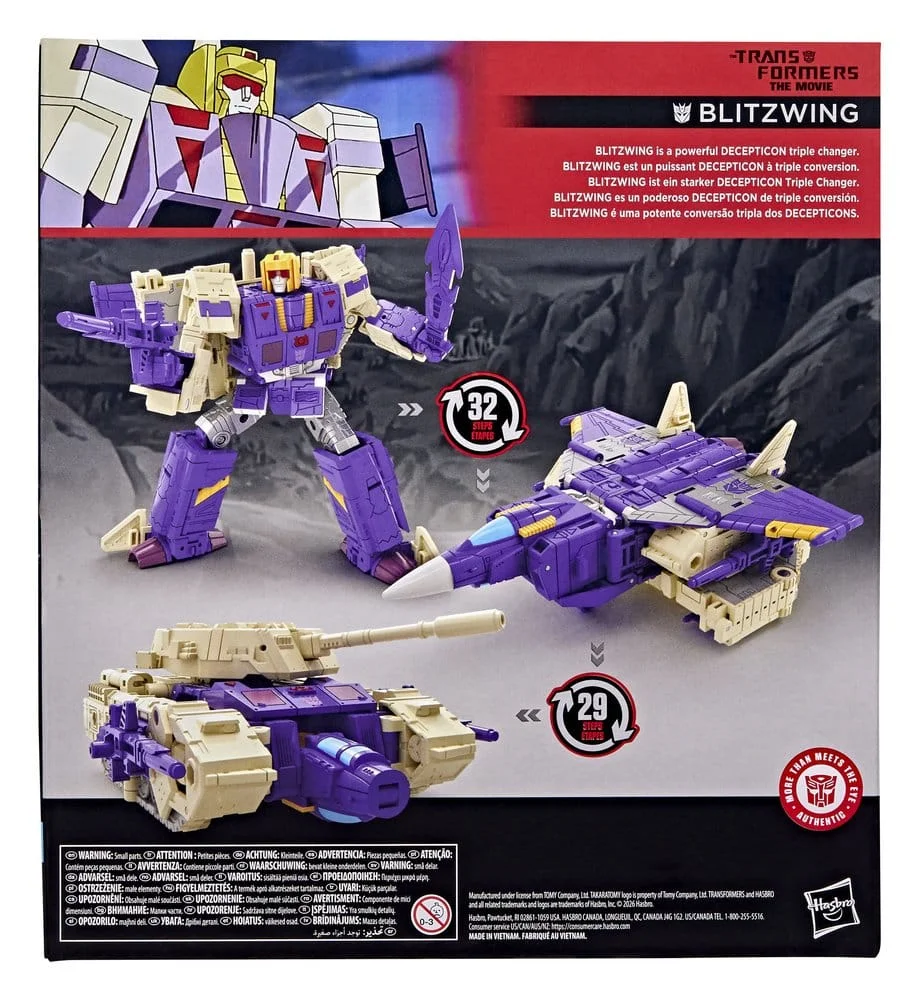 The Transformers: The Movie Studio Series Leader Class Action Figure Blitzwing 18 cm 2 Hasbro The Transformers: The Movie Studio Series Leader Class Action Figure Blitzwing 18 cm bilde 2