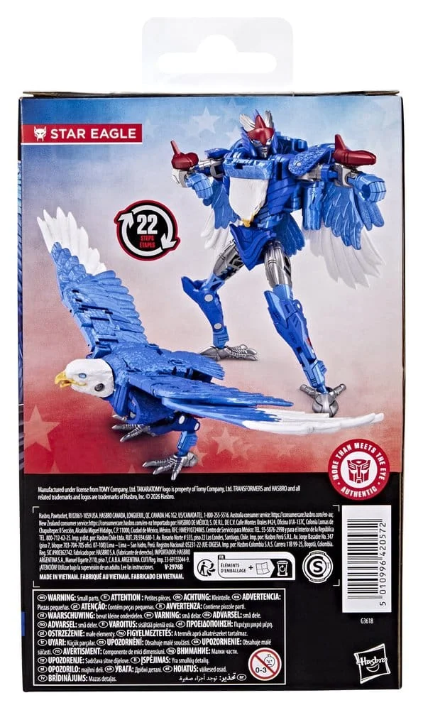 Transformers Deluxe Class Action Figure Star Eagle 11 cm 2 Hasbro Transformers Deluxe Class Action Figure Star Eagle 11 cm bilde 2