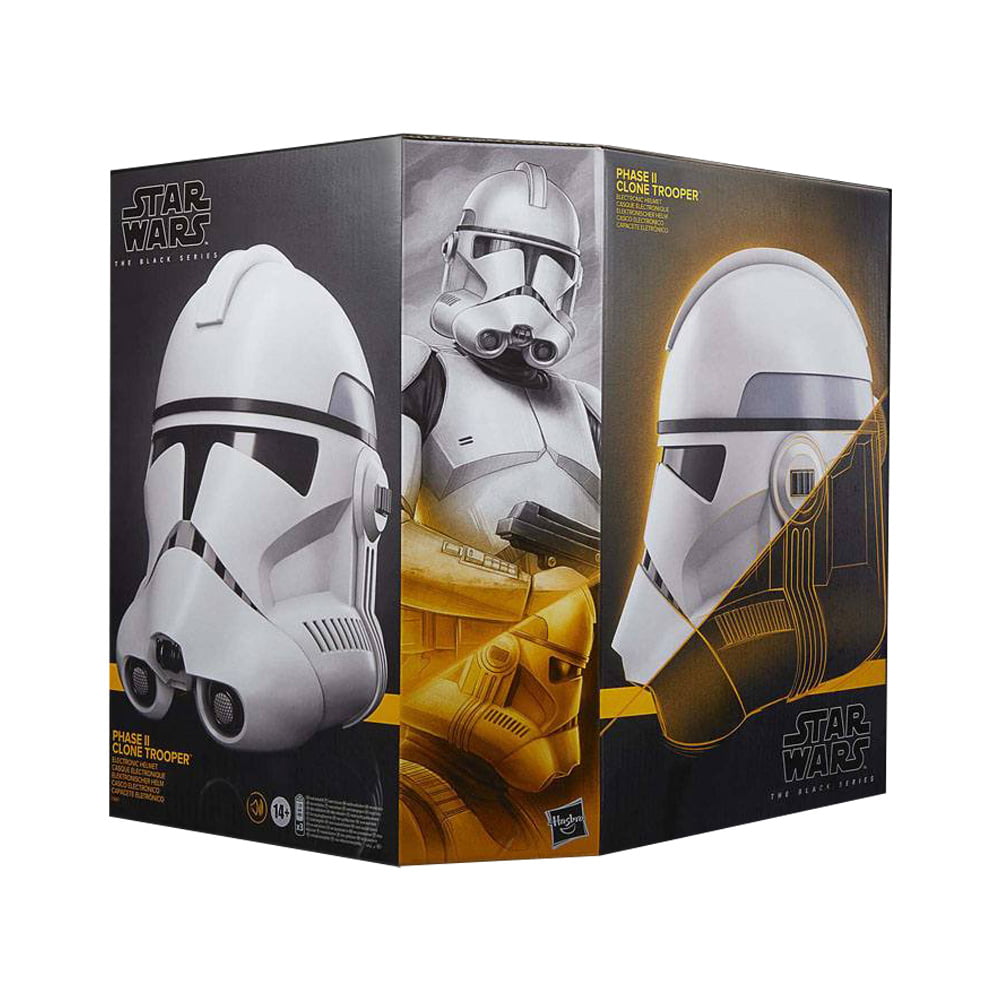 Star Wars: The Clone Wars Black Series Electronic Helmet Phase II Clone Trooper 1 Star Wars: The Clone Wars Black Series Electronic Helmet Phase II Clone Trooper