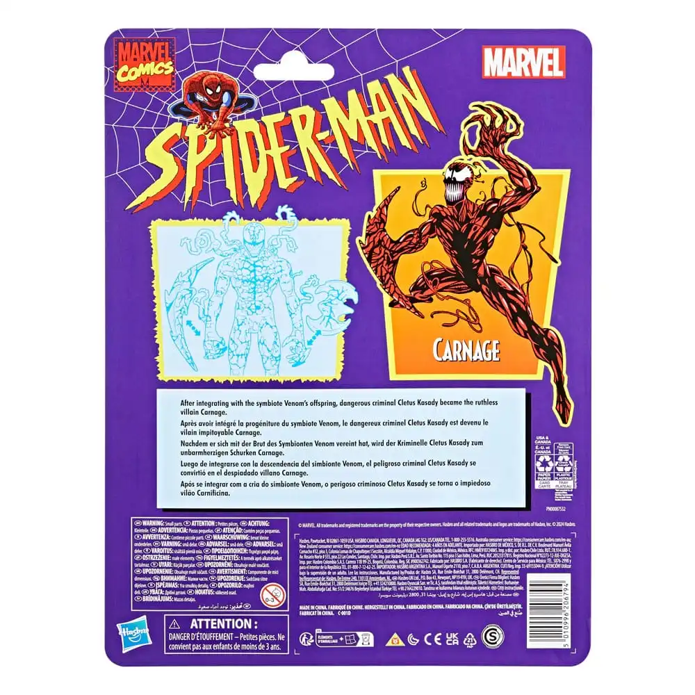 Spider-Man Marvel Legends Action Figure Carnage 15 cm 9 Spider-Man Marvel Legends Action Figure Carnage 15 cm - Bilde 9