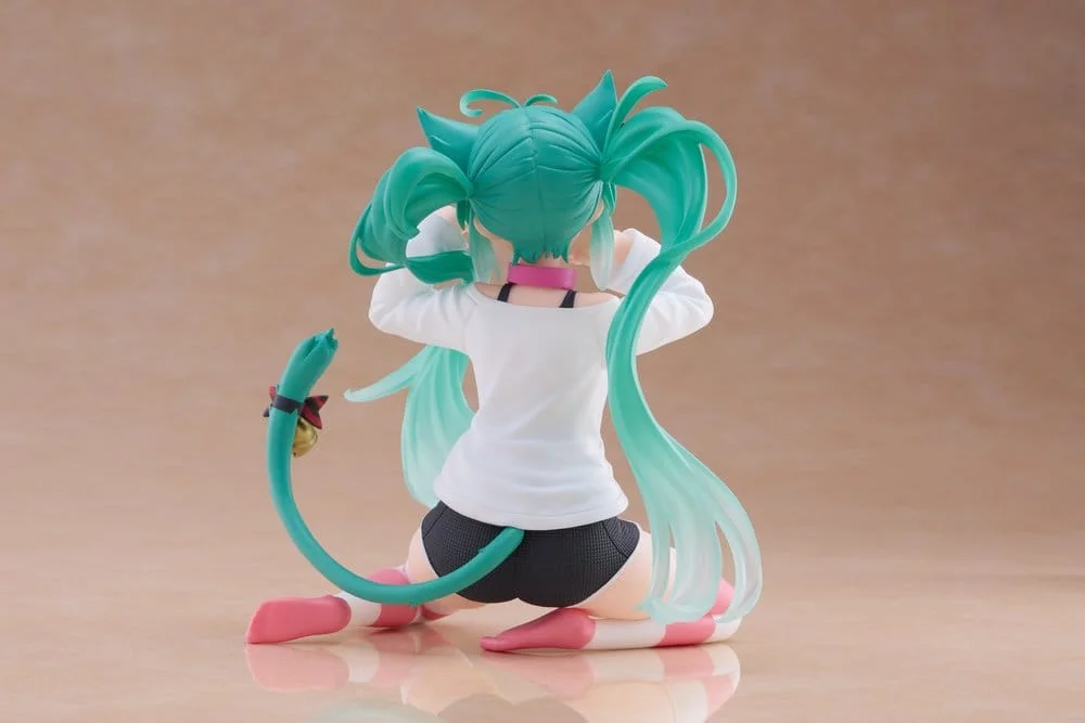 Hatsune Miku Desktop Cute figur Hatsune Miku Cat Ear T-Shirt Ver. 13 cm 8 Hatsune Miku PVC Statue Desktop Cute Figure Hatsune Miku Cat Ear T-Shirt Ver. 13 cm