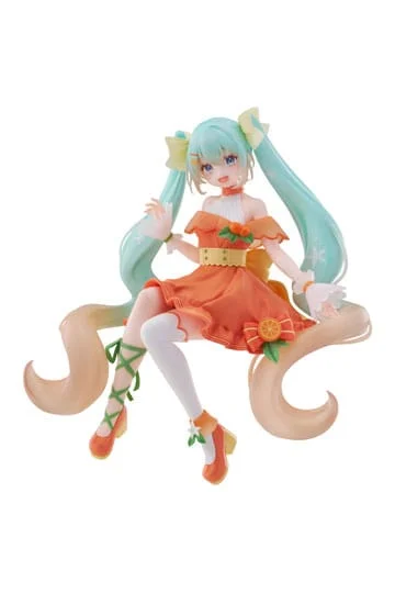 Hatsune Miku Noodle Stopper PVC Statue Flower Hatsune Miku Citrus Ver. 14 cm 1 Hatsune Miku Noodle Stopper PVC Statue Flower Hatsune Miku Citrus Ver. 14 cm