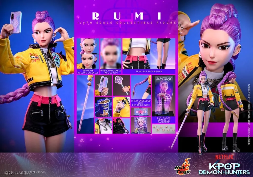 KPop Demon Hunters Action Figure 1/6 Rumi 28 cm 22 Hot Toys KPop Demon Hunters Action Figure 1/6 Rumi 28 cm bilde 22