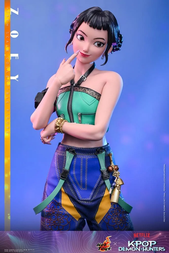 KPop Demon Hunters Action Figure 1/6 Zoey 27 cm 12 Hot Toys KPop Demon Hunters Action Figure 1/6 Zoey 27 cm bilde 12