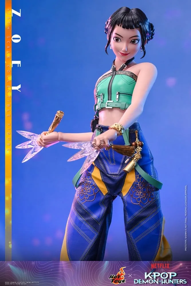 KPop Demon Hunters Action Figure 1/6 Zoey 27 cm 15 Hot Toys KPop Demon Hunters Action Figure 1/6 Zoey 27 cm bilde 15