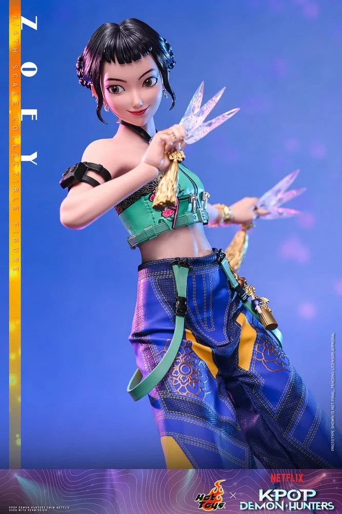 KPop Demon Hunters Action Figure 1/6 Zoey 27 cm 16 Hot Toys KPop Demon Hunters Action Figure 1/6 Zoey 27 cm bilde 16