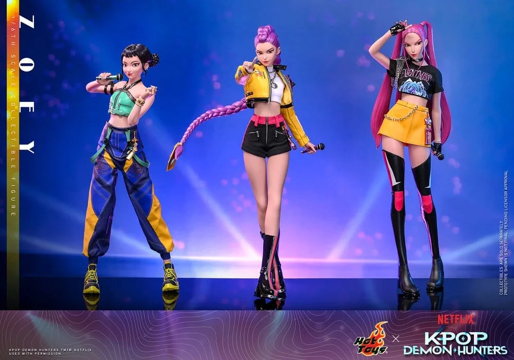 KPop Demon Hunters Action Figure 1/6 Zoey 27 cm 17 Hot Toys KPop Demon Hunters Action Figure 1/6 Zoey 27 cm bilde 17