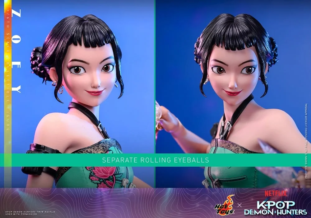 KPop Demon Hunters Action Figure 1/6 Zoey 27 cm 18 Hot Toys KPop Demon Hunters Action Figure 1/6 Zoey 27 cm bilde 18