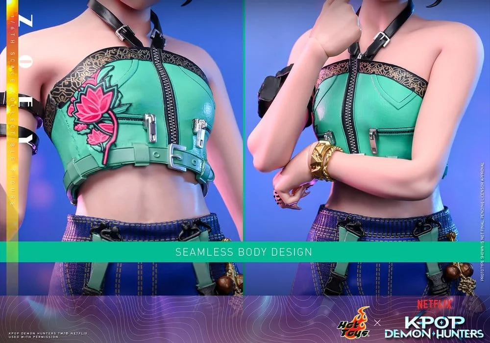 KPop Demon Hunters Action Figure 1/6 Zoey 27 cm 19 Hot Toys KPop Demon Hunters Action Figure 1/6 Zoey 27 cm bilde 19