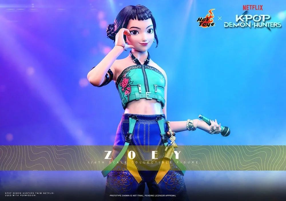 KPop Demon Hunters Action Figure 1/6 Zoey 27 cm 2 Hot Toys KPop Demon Hunters Action Figure 1/6 Zoey 27 cm bilde 2