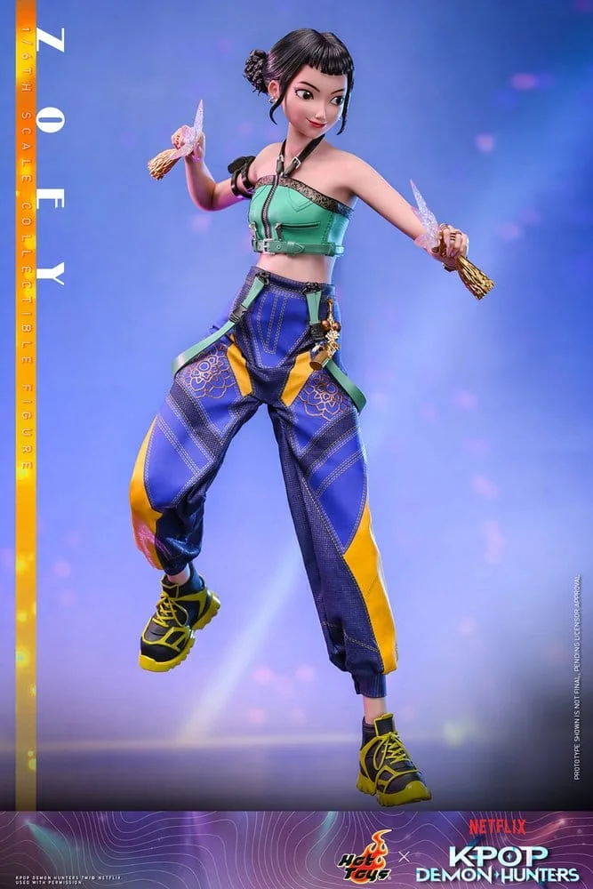 KPop Demon Hunters Action Figure 1/6 Zoey 27 cm 3 Hot Toys KPop Demon Hunters Action Figure 1/6 Zoey 27 cm bilde 3