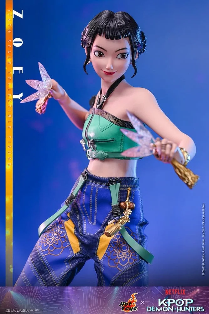 KPop Demon Hunters Action Figure 1/6 Zoey 27 cm 5 Hot Toys KPop Demon Hunters Action Figure 1/6 Zoey 27 cm bilde 5