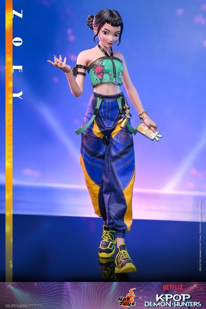 KPop Demon Hunters Action Figure 1/6 Zoey 27 cm 8 Hot Toys KPop Demon Hunters Action Figure 1/6 Zoey 27 cm bilde 8
