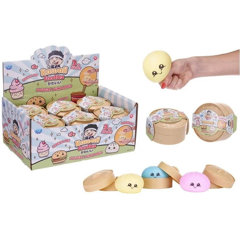 Kawaii Foodiez Squeezy Dumpling 8,5 cm squishy leketøy 1 Kawaii Foodiez Squeezy Dumpling 8,5 cm squishy leketøy