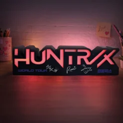 Blue Sky Studios KPop Demon Hunters Lamp Huntr/x Logo bilde 2