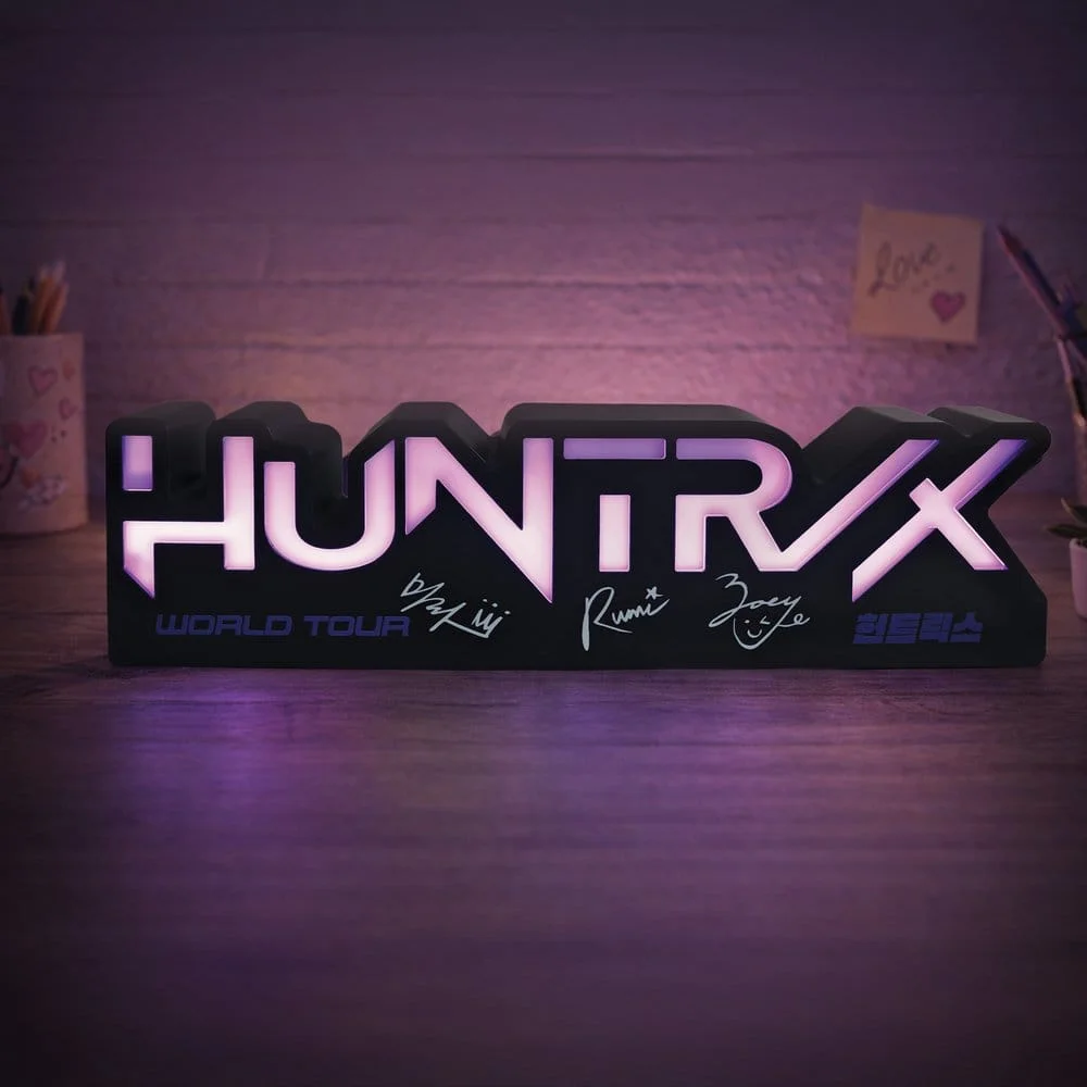 KPop Demon Hunters Lampe Huntr/x Logo 3 Blue Sky Studios KPop Demon Hunters Lamp Huntr/x Logo bilde 3