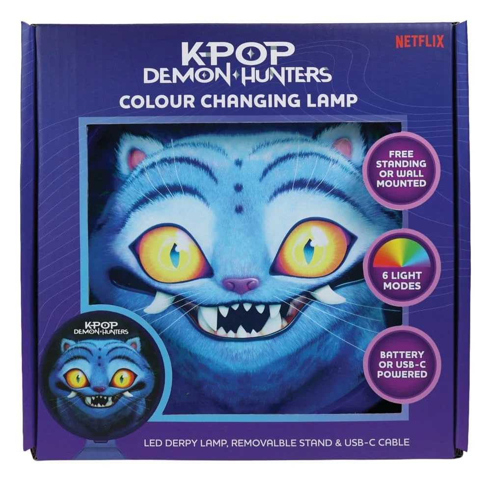 KPop Demon Hunters Stemningslampe med USB-C Derpy 11 cm 6 Blue Sky Studios KPop Demon Hunters Mood Lamp with USB-C Derpy 11cm bilde 6