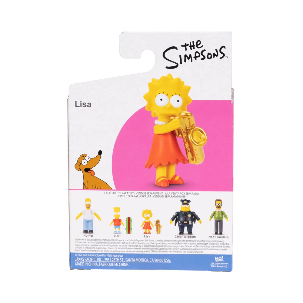 The Simpsons 2.5" Actionfigur - Lisa 6 The Simpsons 2.5" Actionfigur - Lisa - Bilde 6