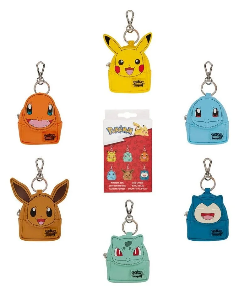 Pokemon by Loungefly Bag Charm Mystery Box 1 Loungefly Pokémon by Loungefly Bag Charm Mystery Box Display (12)