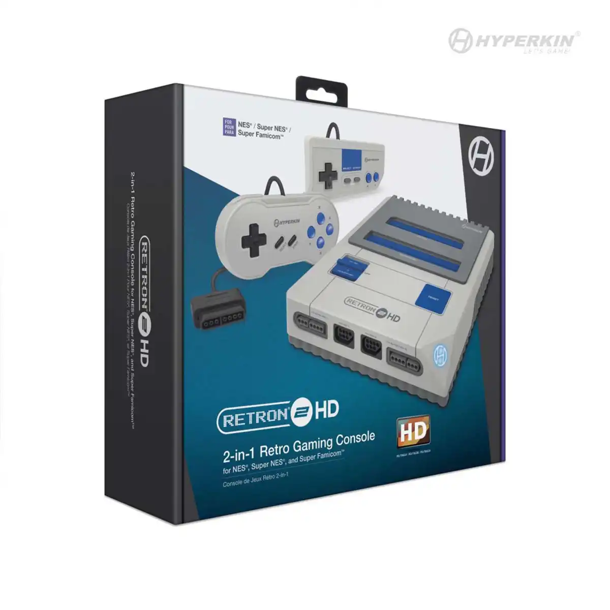 Hyperkin RetroN 2 HD Spillekonsoll for NES/SNES/Super Famicom (Grå) 3 Hyperkin RetroN 2 HD Spillekonsoll for NES/SNES/Super Famicom (Grå) - Bilde 3