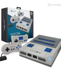 Hyperkin RetroN 2 HD Spillekonsoll for NES/SNES/Super Famicom (Grå)