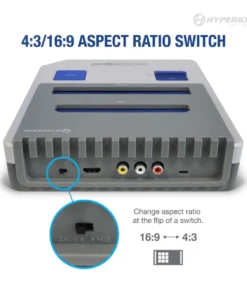 Hyperkin RetroN 2 HD Spillekonsoll for NES/SNES/Super Famicom (Grå) 11 Hyperkin RetroN 2 HD Spillekonsoll for NES/SNES/Super Famicom (Grå)