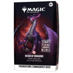 Magic the Gathering Foundations Commander Deck – Reign of Dragons