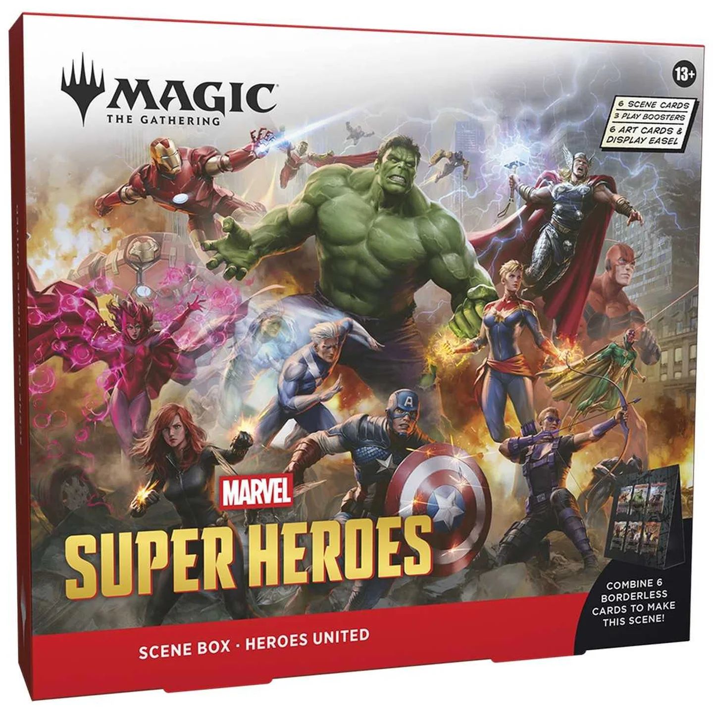 Magic The Gathering Marvel Super Heroes Scene Box – Heroes United 1 Magic The Gathering Marvel Super Heroes Scene Box – Heroes United