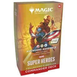 Magic The Gathering Marvel Super Heroes Collector Commander Deck – Avengers Assemble
