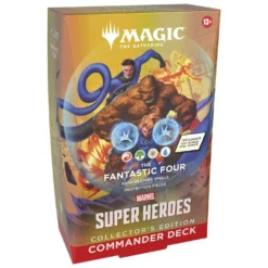 Magic The Gathering Marvel Super Heroes Collector Commander Deck – The Fantastic Four