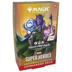 Magic The Gathering Marvel Super Heroes Collector Commander Deck – Doom Prevails