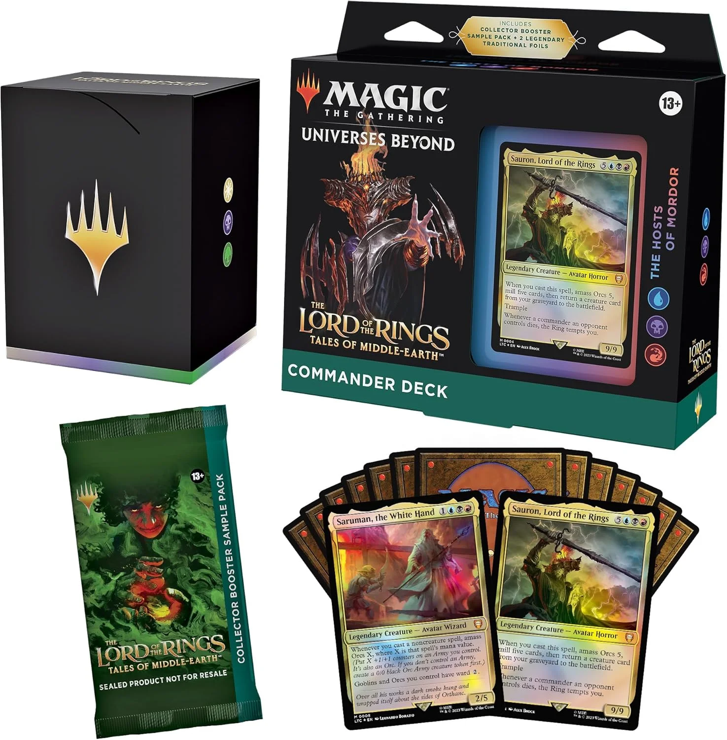 Magic: The Gathering The Lord of the Rings: Tales of Middle-earth Commander Deck - The Hosts of Mordor 1 Magic: The Gathering The Lord of the Rings: Tales of Middle-earth Commander Deck - The Hosts of Mordor