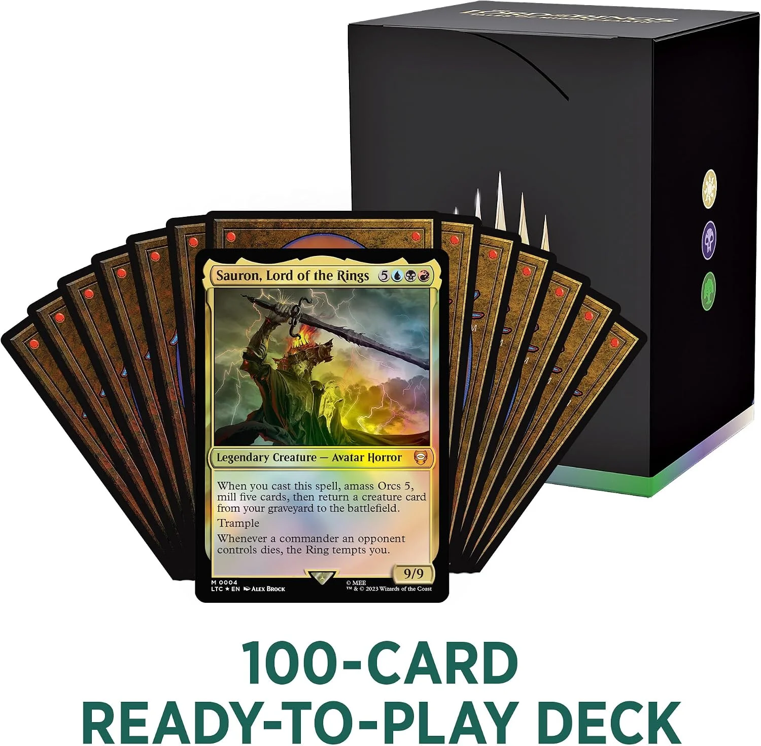 Magic: The Gathering The Lord of the Rings: Tales of Middle-earth Commander Deck - The Hosts of Mordor 2 Magic: The Gathering The Lord of the Rings: Tales of Middle-earth Commander Deck - The Hosts of Mordor