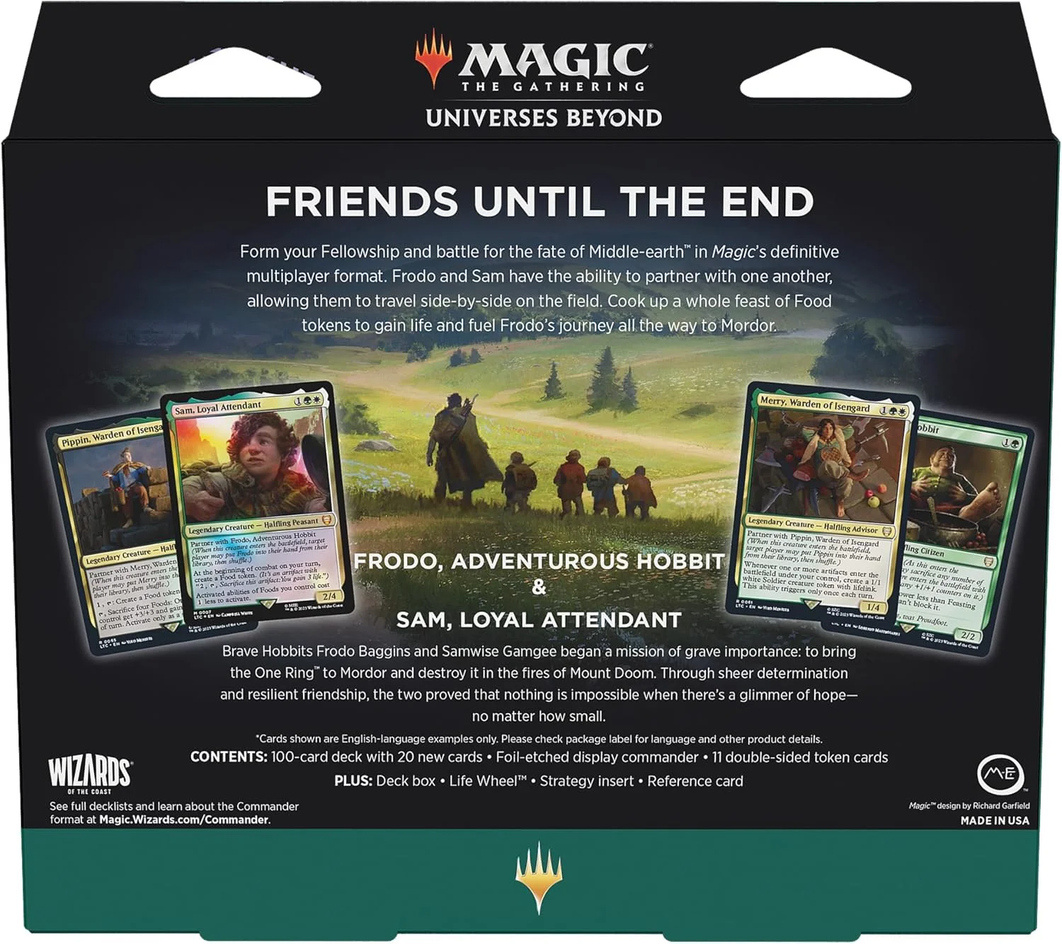 Magic: The Gathering The Lord of the Rings Tales of Middle-earth Commander Deck - Food & Fellowship 5 Magic: The Gathering The Lord of the Rings Tales of Middle-earth Commander Deck - Food & Fellowship